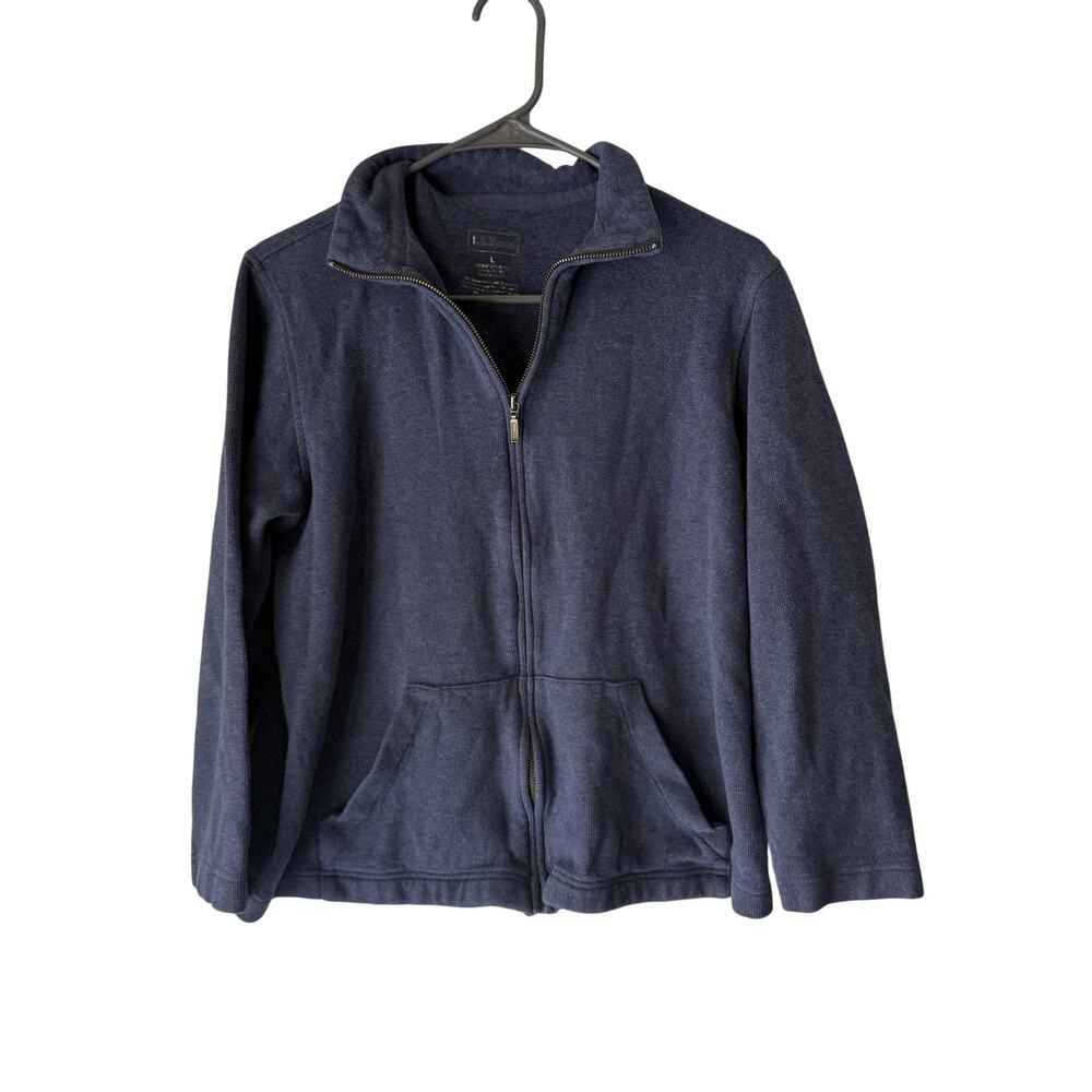 LL Bean‎ Jacket Women's Large Full Zip Cotton Blend Casual Outdoor Pockets Layer